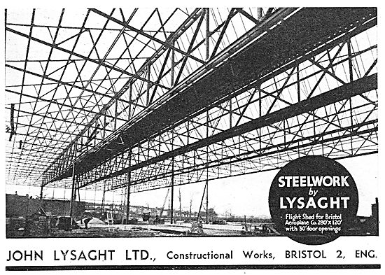 Lysaght Constructional Steelwork For The Aircraft Industry       