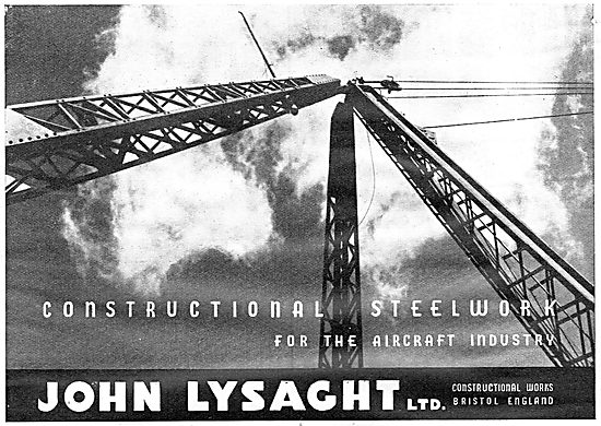 Lysaght Constructional Steelwork For The Aircraft Industry       