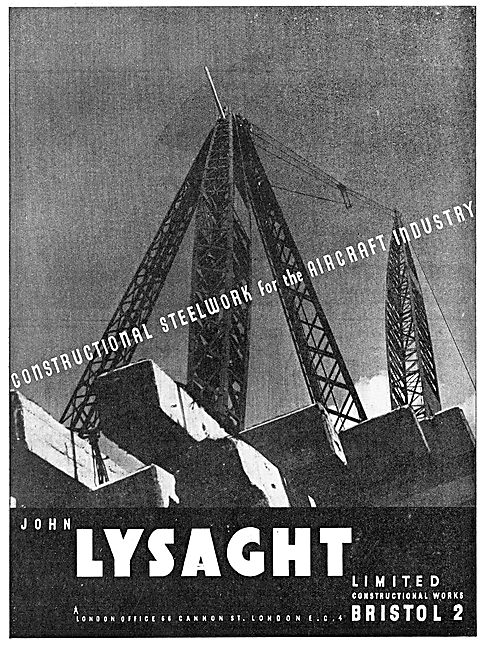 Lysaght Constructional Steelwork For The Aircraft Industry       