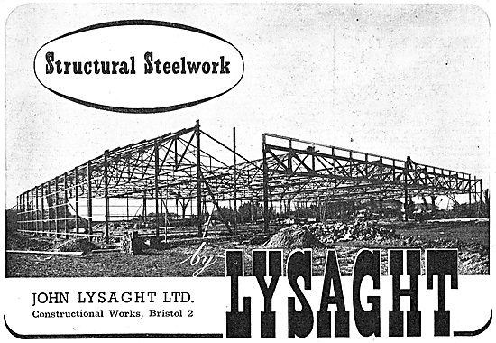 Lysaght Constructional Steelwork For The Aircraft Industry       