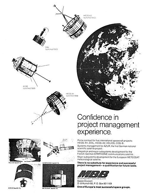 Messerschmitt-Bolkow-Blohm MBB Aerospace 1974                    