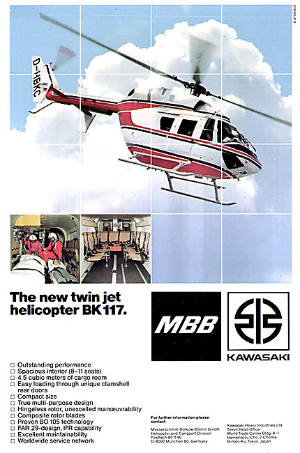 MBB BK117 Helicopter                                             