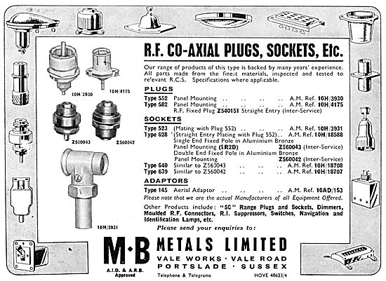 M.B.Metals - Electrical Wiring Components And Sundries           