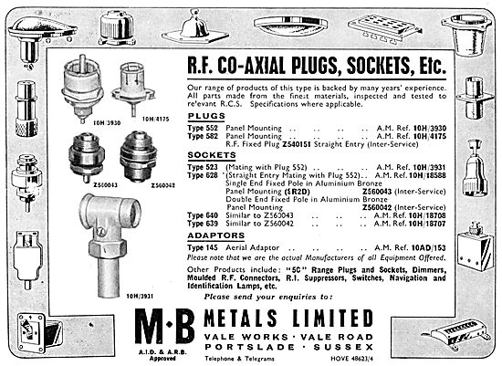 M.B.Metals - Electrical Wiring Components And Sundries           