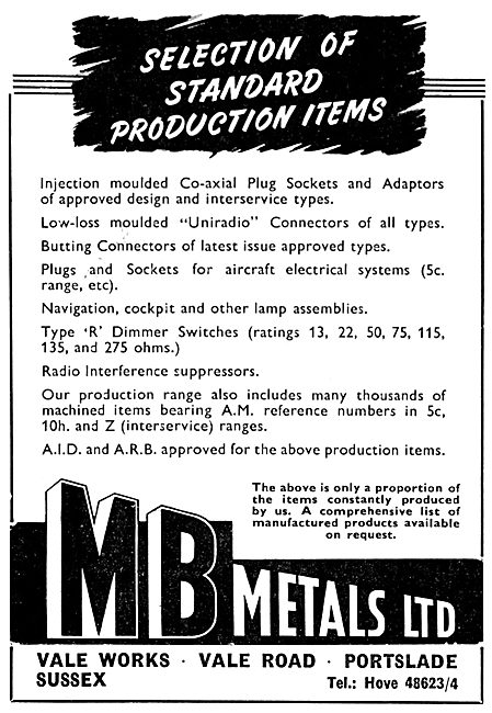 M.B.Metals - Electrical Wiring Components And Sundries           