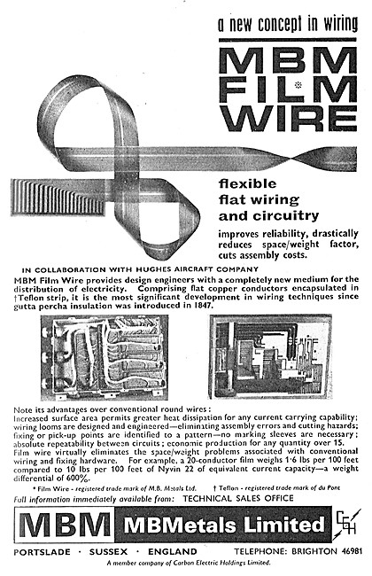 M.B.Metals Flexible Flat Wiring & Circuitry                      