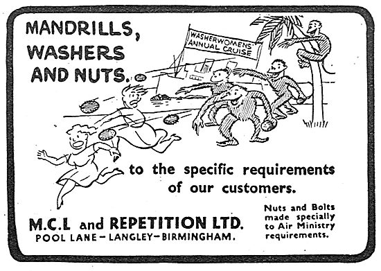 MCL And Repetition - Mandrills, Washers & Nuts                   