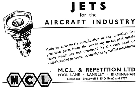 MCL & Repetition Aircraft Parts                                  