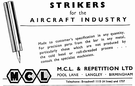 MCL & Repetition - Aircraft Parts From The Bar 1954              