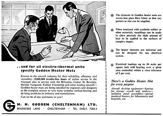 M.H.Godden Electro-Thermal De-Icing Heater mats                  