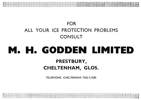 M.H.Godden Ice Protection Equipment                              