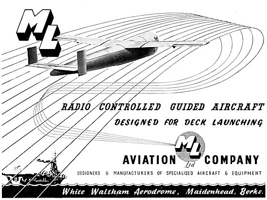 M.L.Aviation ML Deck Launched Radio Controlled Target Drones     