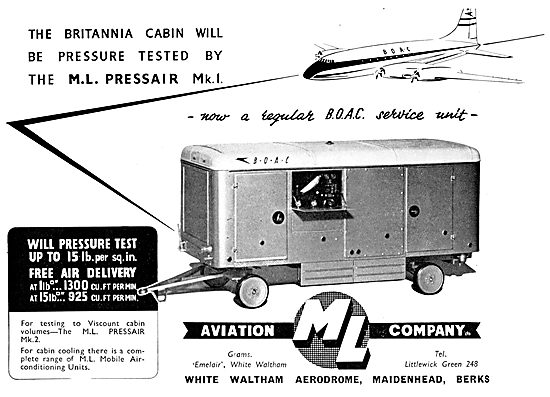 M.L.Aviation ML Pressair Cabin Pressure Tester Trolley           