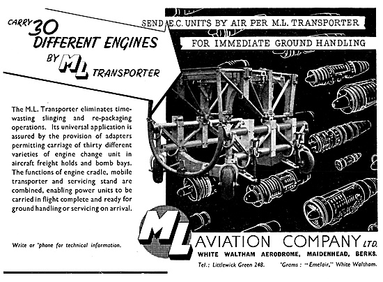 M.L.Aviation ML Aero Engine Servicing Transporters               