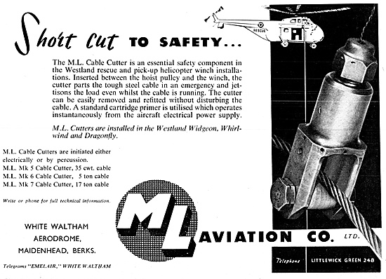 M.L.Aviation ML Winch Cable Cutters                              