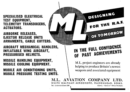 M.L.Aviation ML Aircraft Handling & Servicing Equipment          