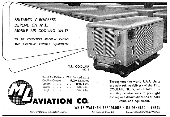 M.L.Aviation ML Coolair Ground Cooling Rigs                      