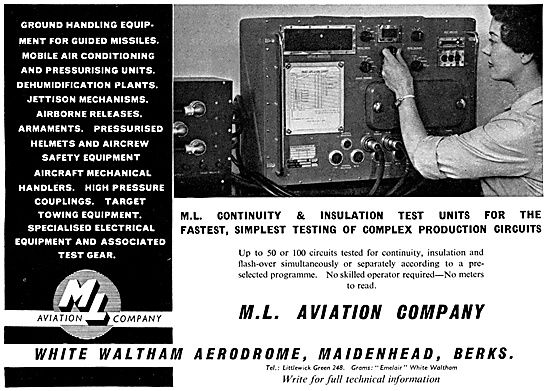 M.L.Aviation MLGround Handling Equipment & Accessories           