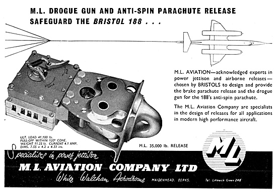 M.L.Aviation MLAircraft Equipment. M.L.Parachute Drogue Gun      