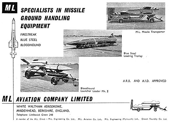 M.L.Aviation ML Missile Ground Handling Equipment                