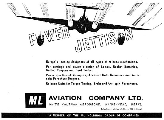 M.L.Aviation ML Power Jettison Mechanisms                        
