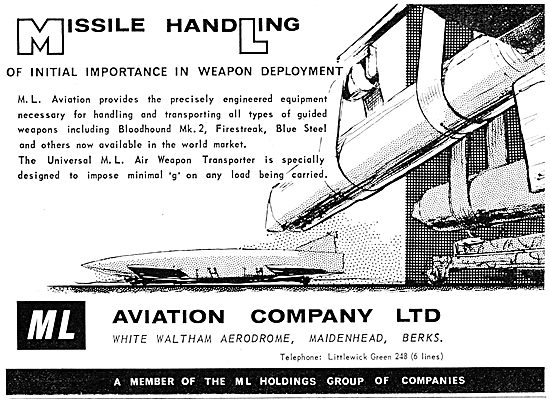 M.L.Aviation MLMissile Handling Equipment                        