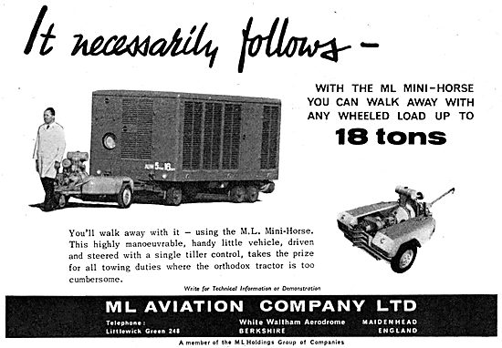 M.L.Aviation ML Mini-Horse Tiller Tug                            