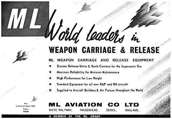 M.L.Aviation ML Weapons Carriage & Release Equipment             