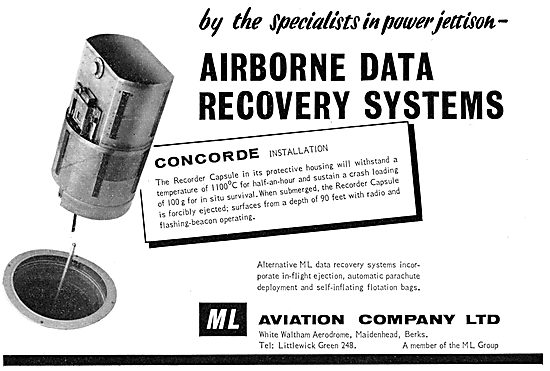 M.L.Aviation ML Airborne Data Recovery Systems                   