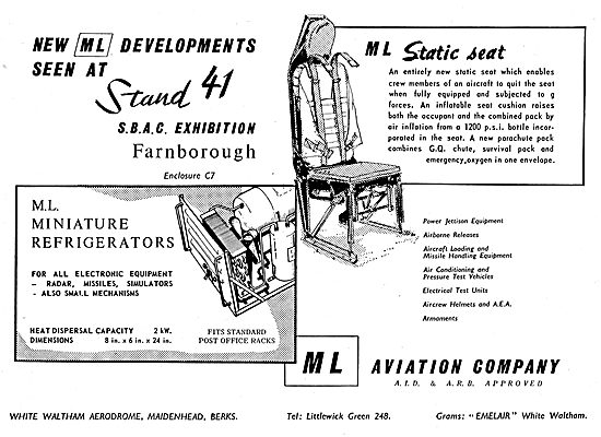 M.L. Aviation - ML Static Aircrew Seats                          