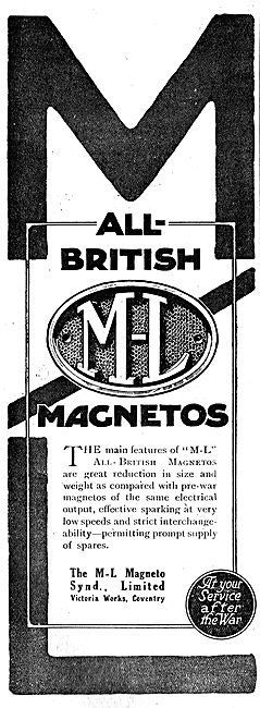 M-L All British Aero Engine Magnetos                             