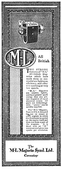 M-L All British Aero Engine Magnetos                             