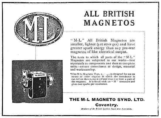 M-L  Aero Engine Magnetos                                        