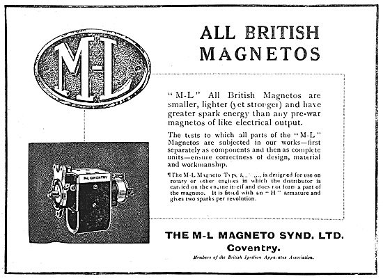 M-L  Aero Engine Magnetos                                        