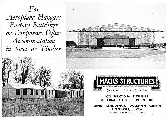 Macks Structures - Hangars & Airfield Buildings                  