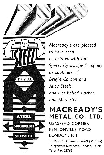 Macready's Metals - Suppliers Of Steels & Alloy Steels           
