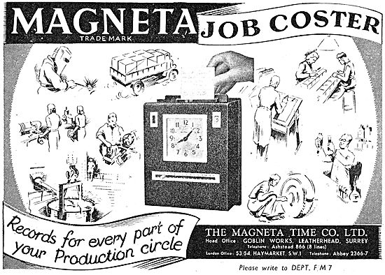 Magenta Time Company - Time Recorders & Job Coster               