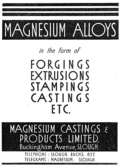 Magnesium Castings & Products. Slough                            