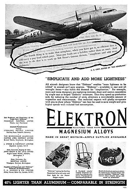 Magnesium Elektron - Elektron Magnesium Alloys                   