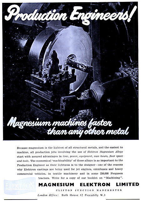 Magnesium Elektron 1954                                          