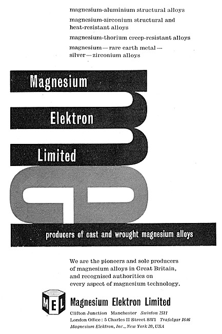 Magnesium Elektron Cast & Wrought Magnesuim Alloys               