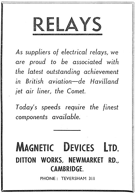 Magnetic Devices. Electrical Relays                              