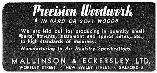 Mallinson & Eckersley - Precision Woodwork                       