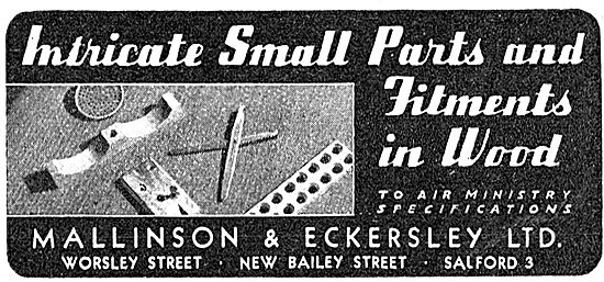 Mallinson & Eckersley - Precision Wood Parts & Fitments          