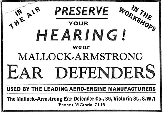 Mallock Armstrong Ear Defenders                                  