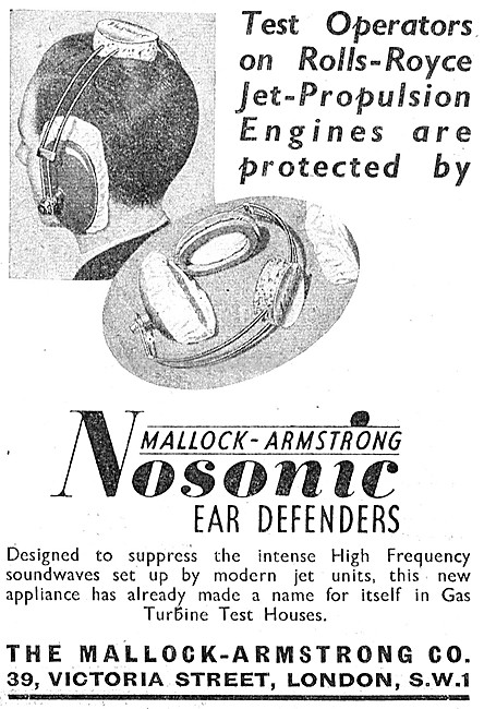 Mallock-Armstrong NOSONIC Ear Defenders                          