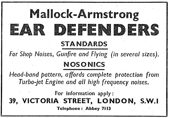 Mallock-Armstrong Ear Defenders                                  