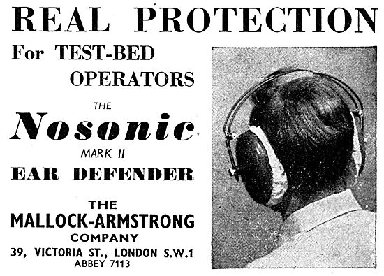Mallock-Armstrong Nosonic Ear Defenders                          