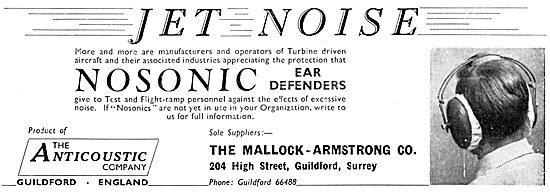 Mallock Armstrong Nosonic Ear Defenders                          