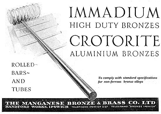 Managanese Bronze & Brass Co - Immadium / Crotorite              